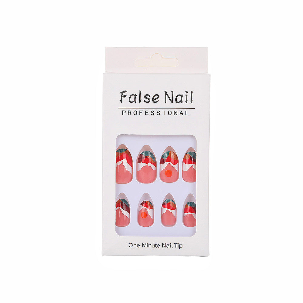 Artistic Nail Tips with Modern Gradient Color Bowlift