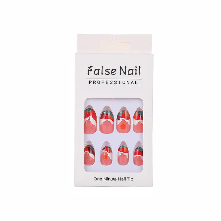 Artistic Nail Tips with Modern Gradient Color Bowlift