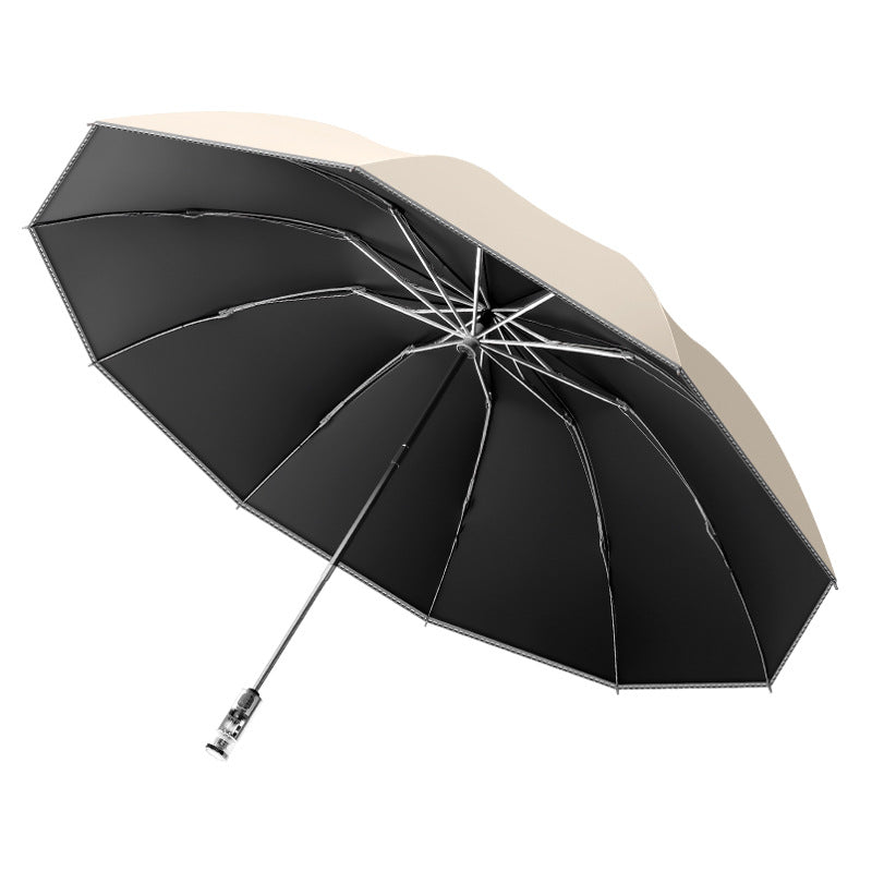 Ladies elegant automatic UV protection folding umbrella Bowlift