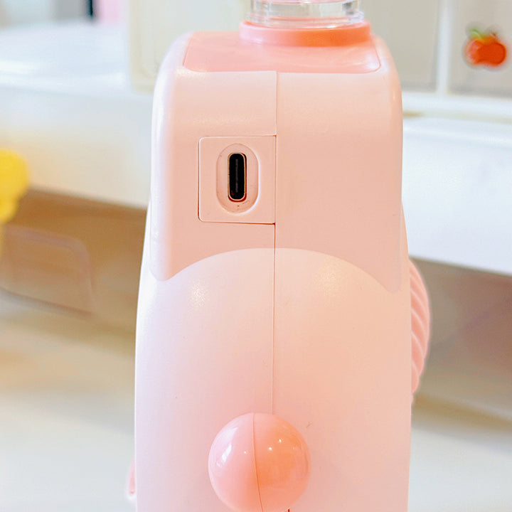 Ladies Portable Mini Water Sprayer Fan Bowlift