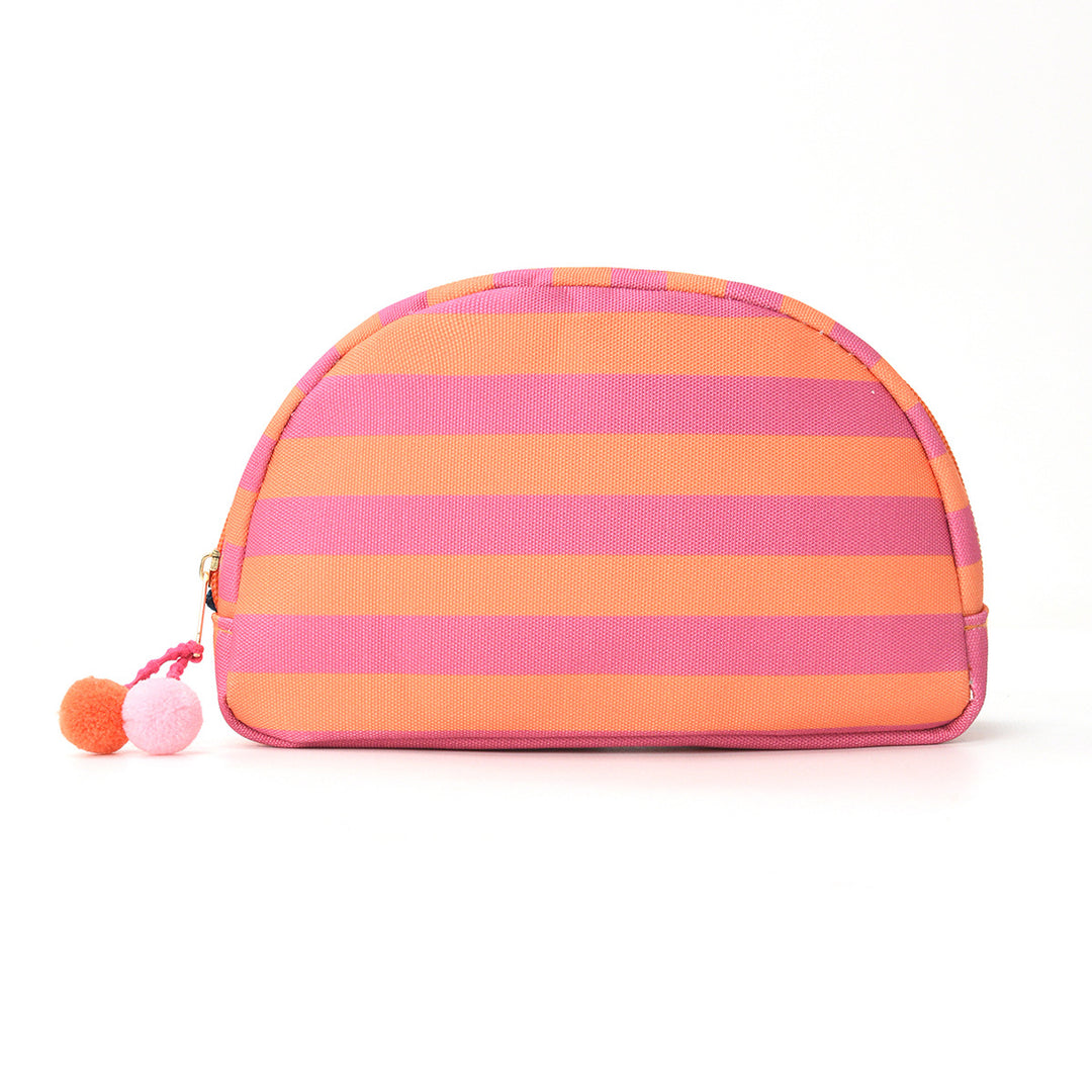 Cosmetic organizer with stylish striped pattern Bowlift