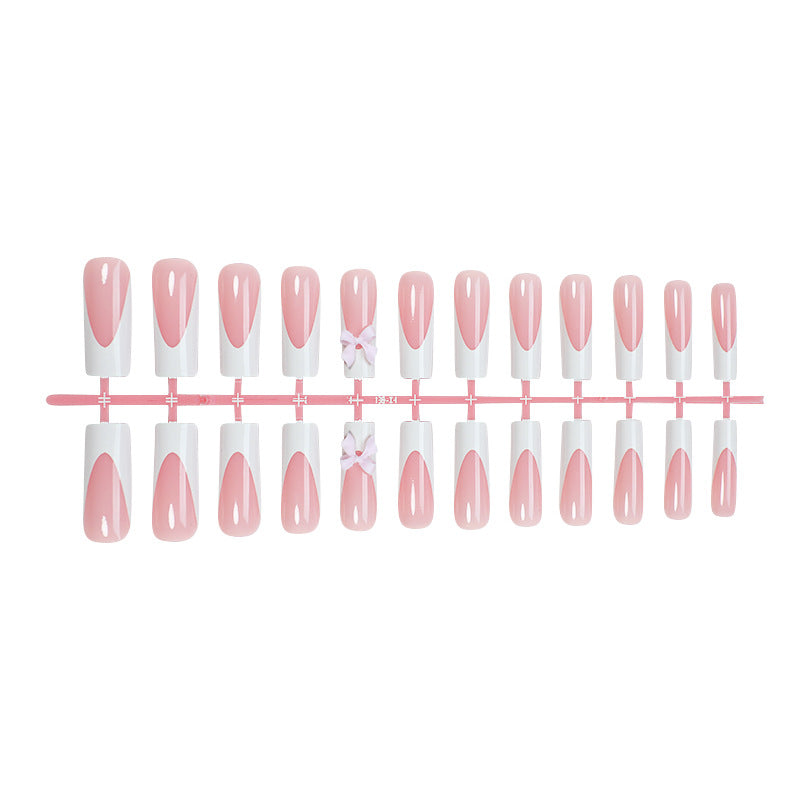 Charming Decorative Press-On Nail Set Bowlift
