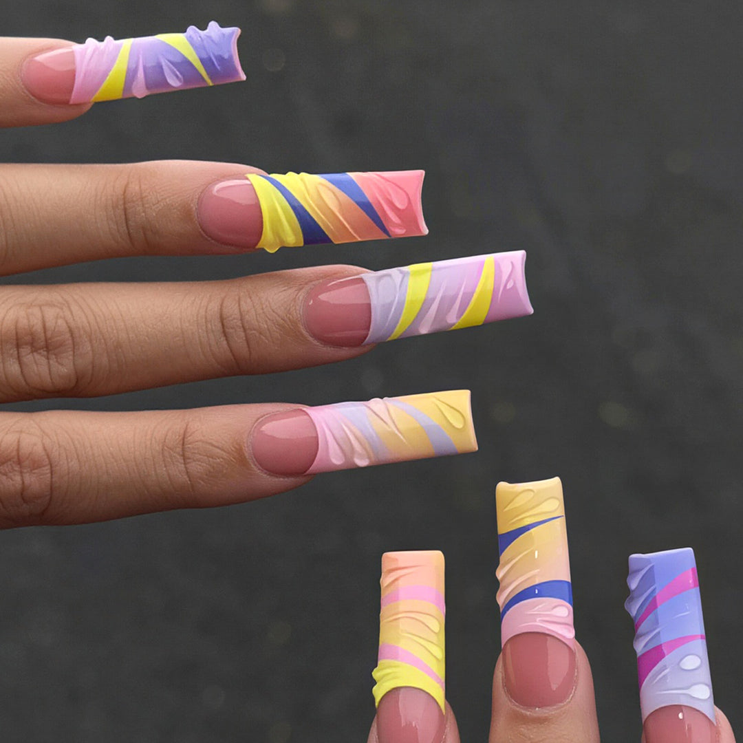 Artistic Long Nail Tips Bowlift