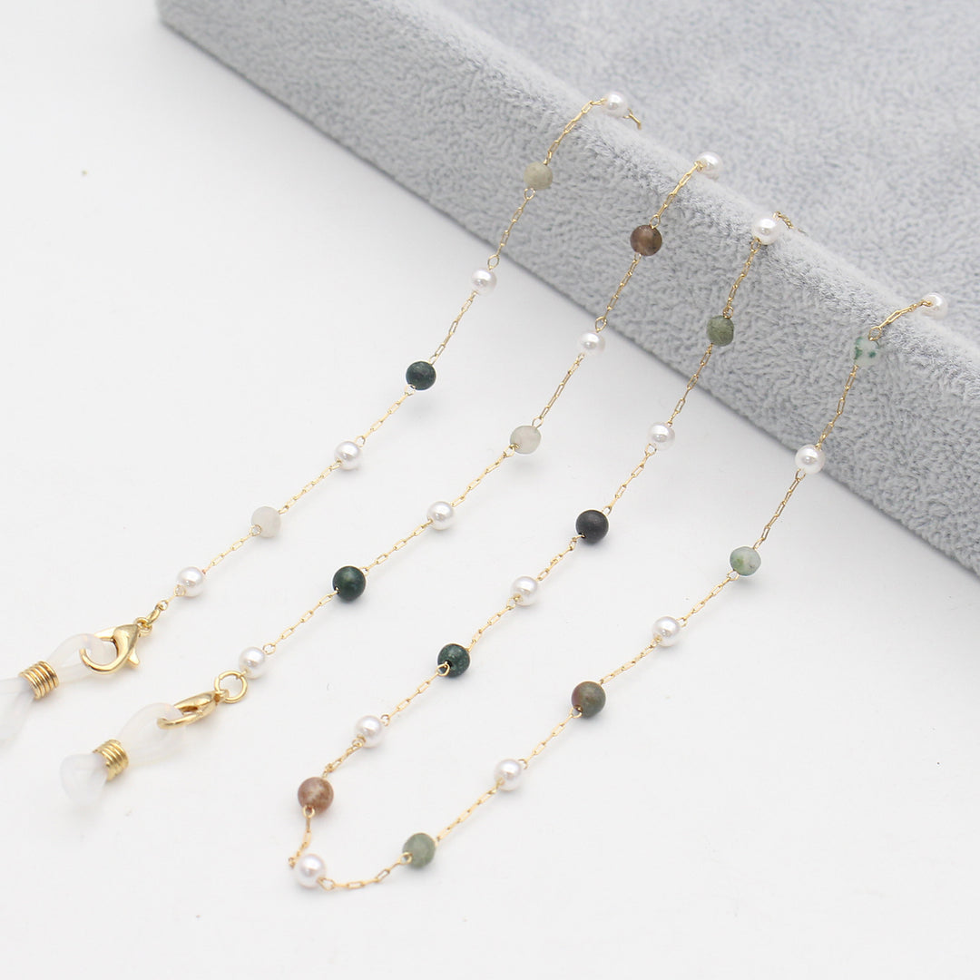 Elegant Multi-Color Eyewear Chain Bowlift