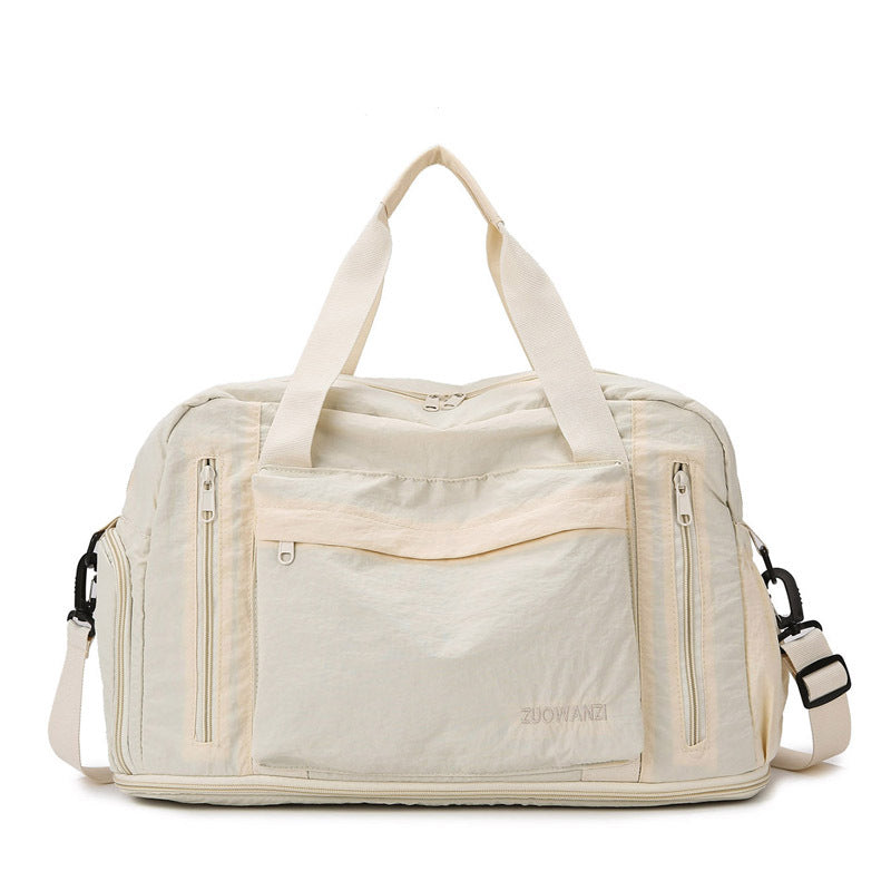 Sporty Shoulder Bag With Integrated Organization System Bowlift