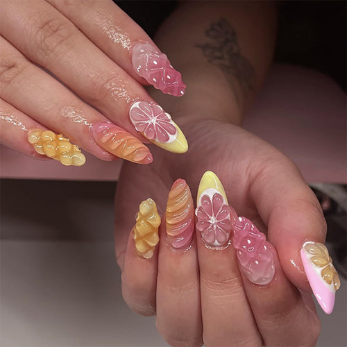 Artful Nail Art with Fruity Designs Bowlift