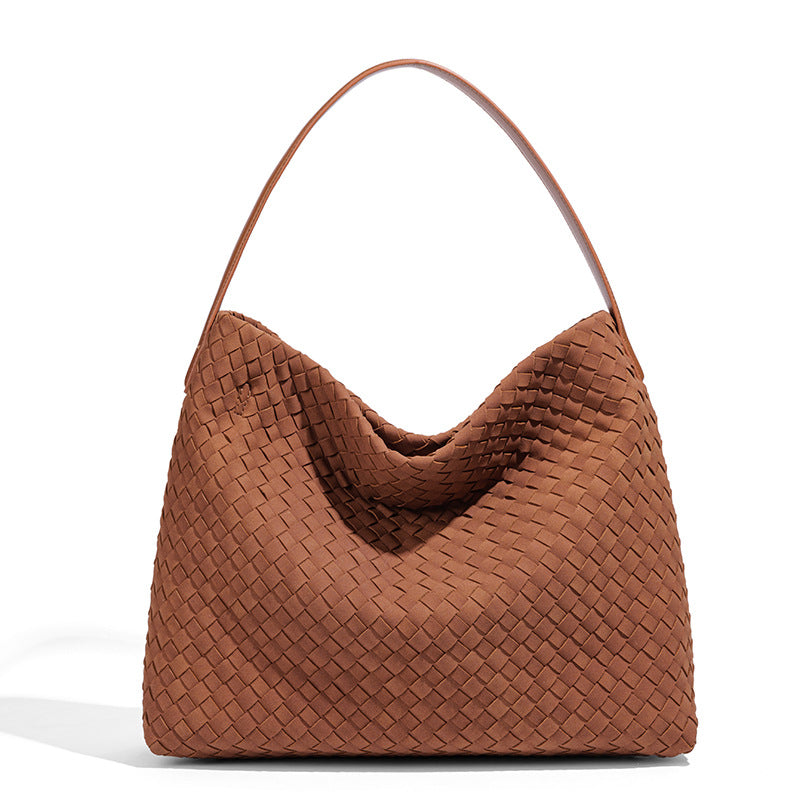 Oversized Woven Hobo Bag Bowlift