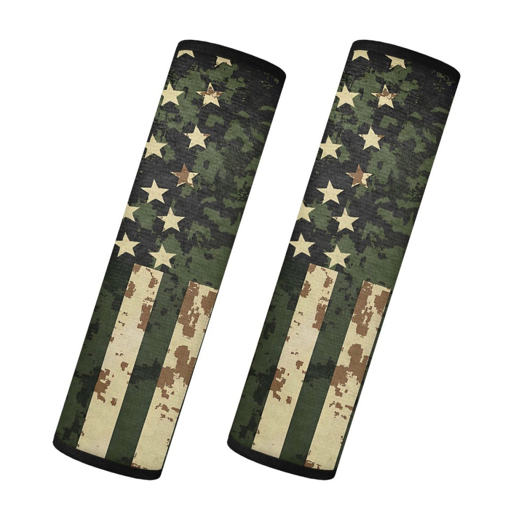 Compression Arm Sleeves with Distressed American Flag Print Bowlift