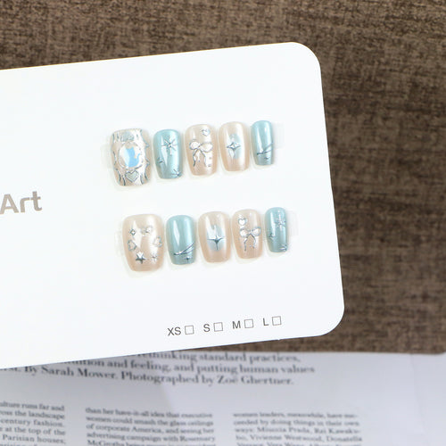 Artistic Themed Press-On Nail Art Set Bowlift