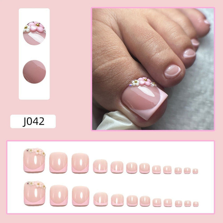 Nail Art Set with Floral Details Bowlift