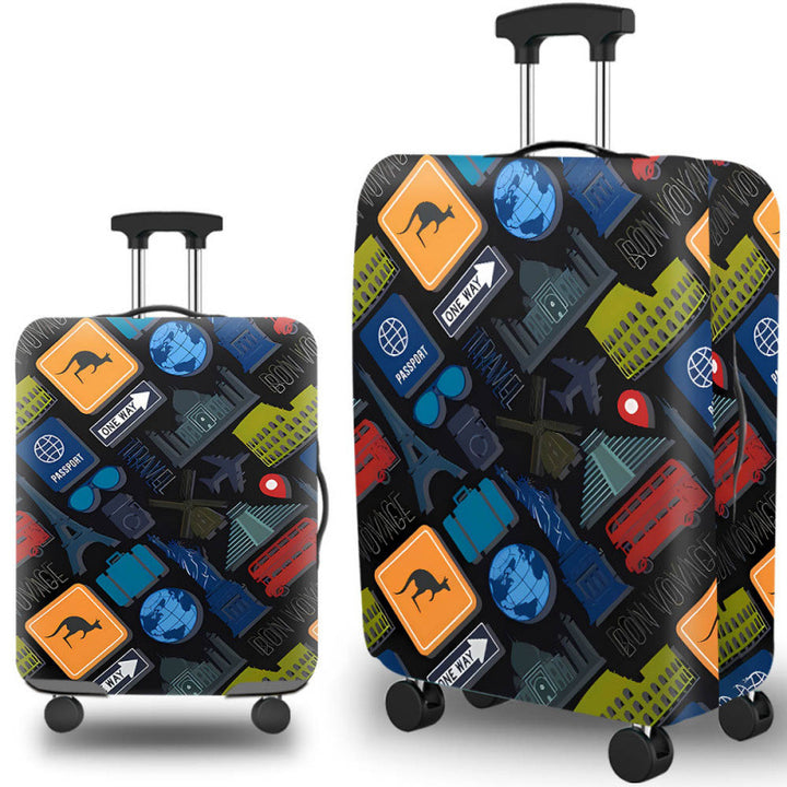 Artistic Travel Hard Shell Suitcase Bowlift