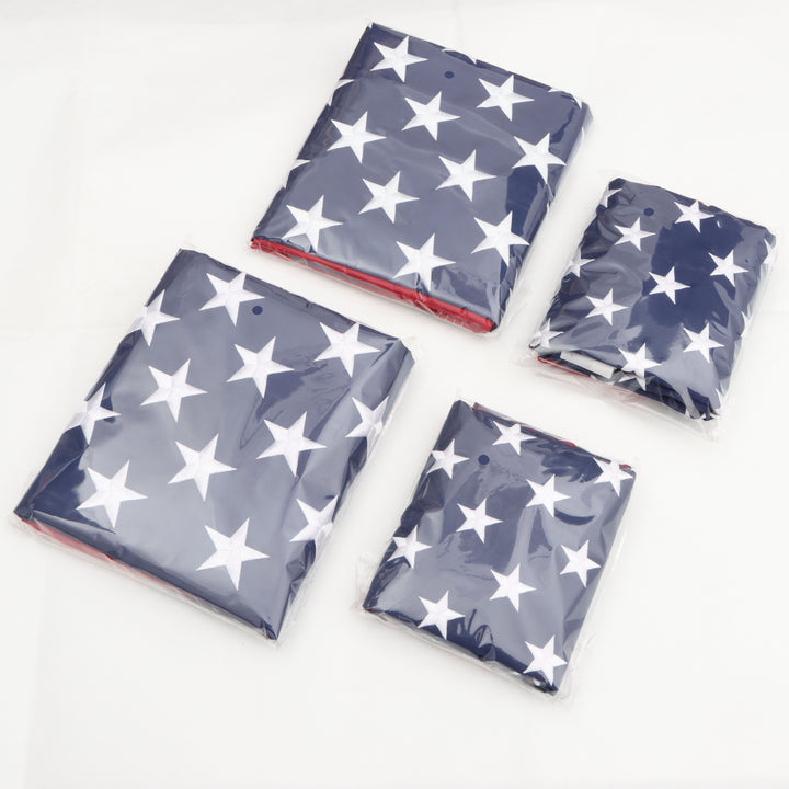Unisex nan waterproof outdoor decoration flag with fifty stars motif and reinforced eyelets Bowlift