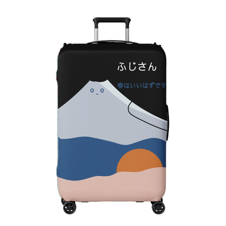 Women Suitcase Cover with Floral Patterns Bowlift
