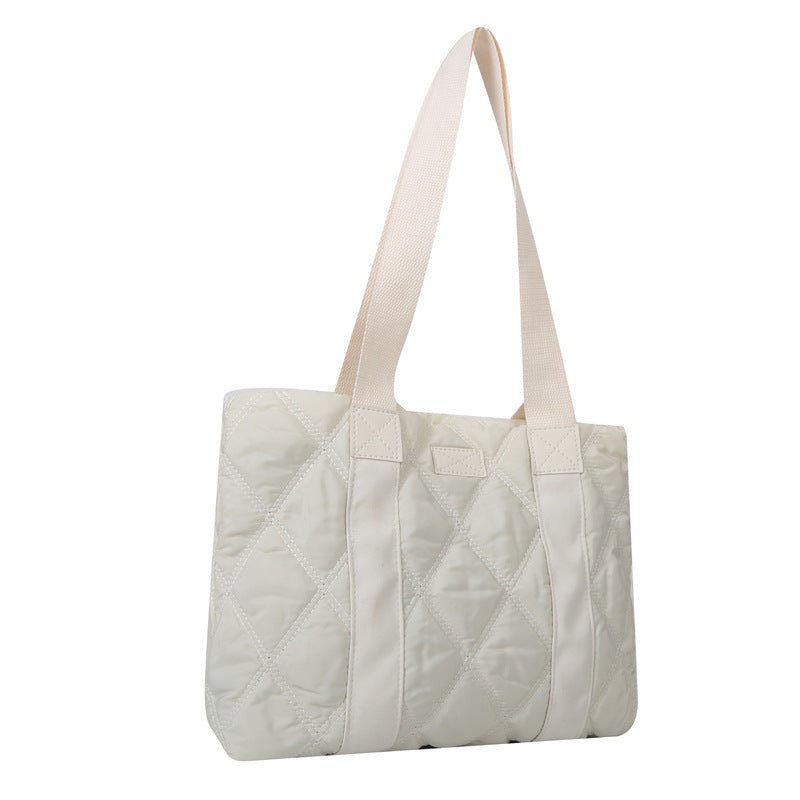 Quilted Large Tote Bag
