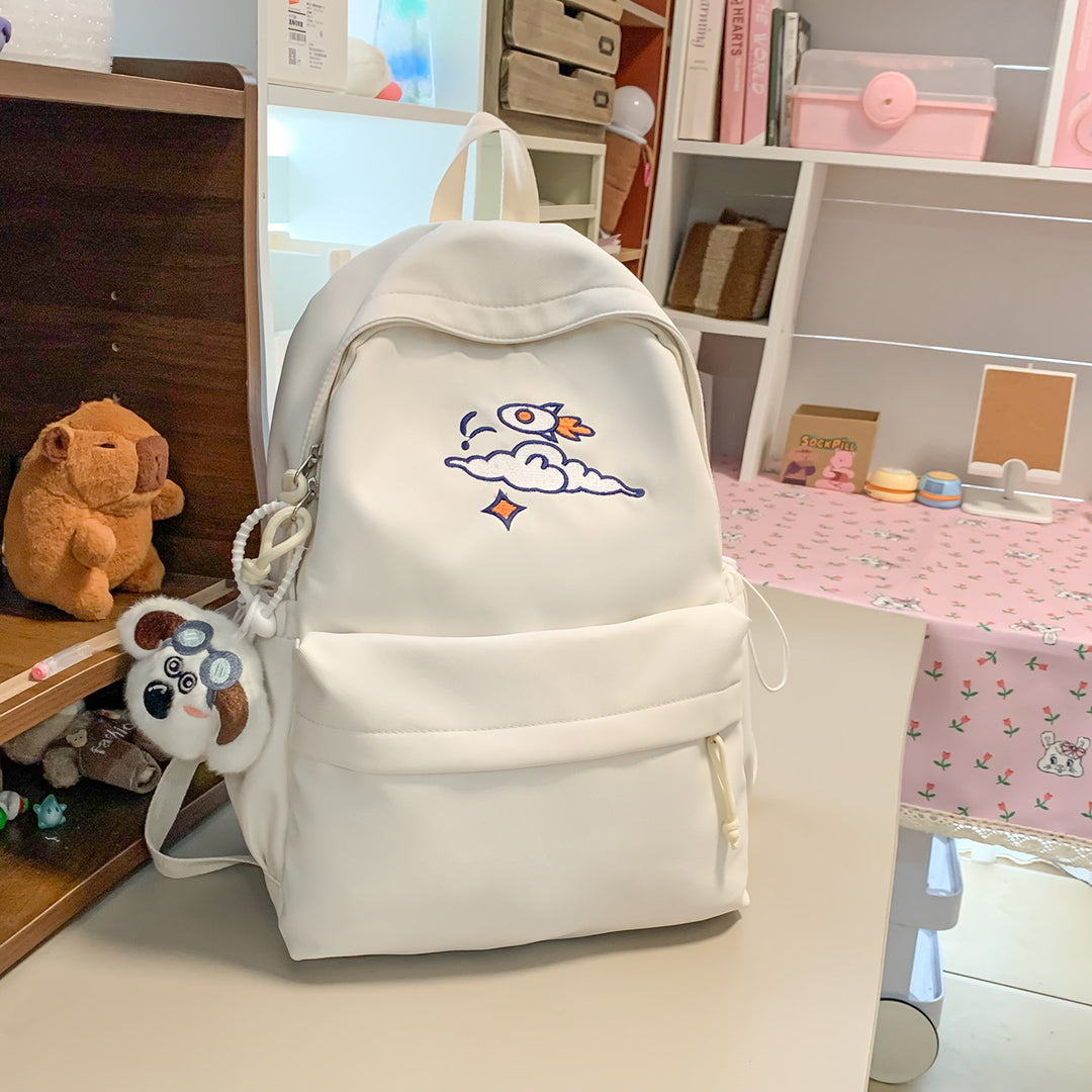 Everyday backpack with unique embroidery design Bowlift