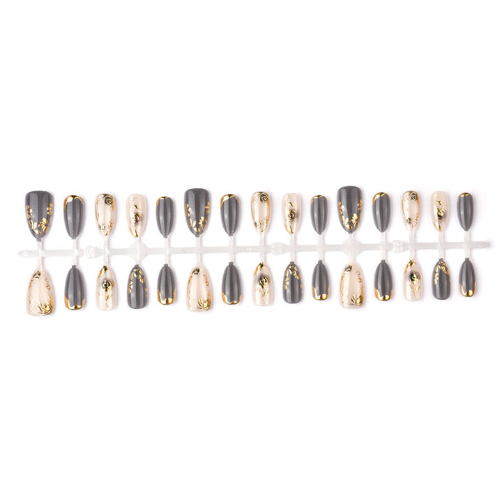 Artificial nails with elegant rose designs Bowlift