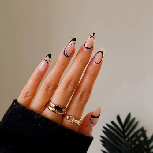Artistic Stiletto Press-On Nail Set Bowlift