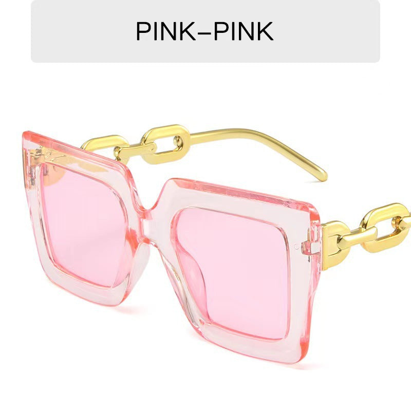Stylish Wide Square Frame Sunglasses Bowlift