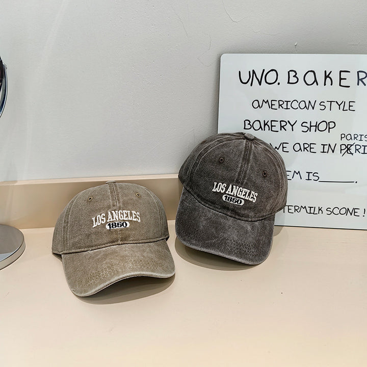 Men's Vintage-Style Cotton Cap Bowlift