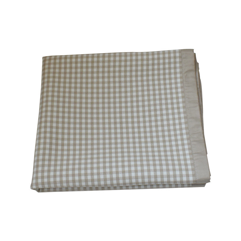Ladies Plaid Pattern Tablecloth Bowlift