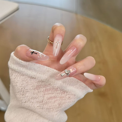 Elegant Artificial Nails with Creative Designs Bowlift