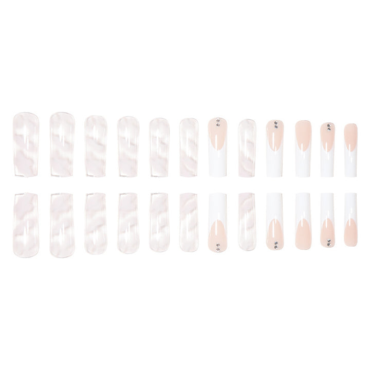 Crystal-Embellished Stiletto Press-On Nails Bowlift