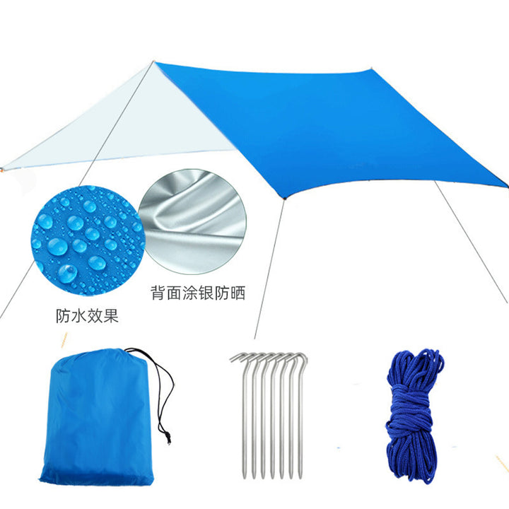 Shadow tension cloth with water-repellent coating Bowlift