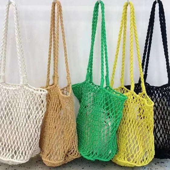 Hand-knotted shopping bag Bowlift