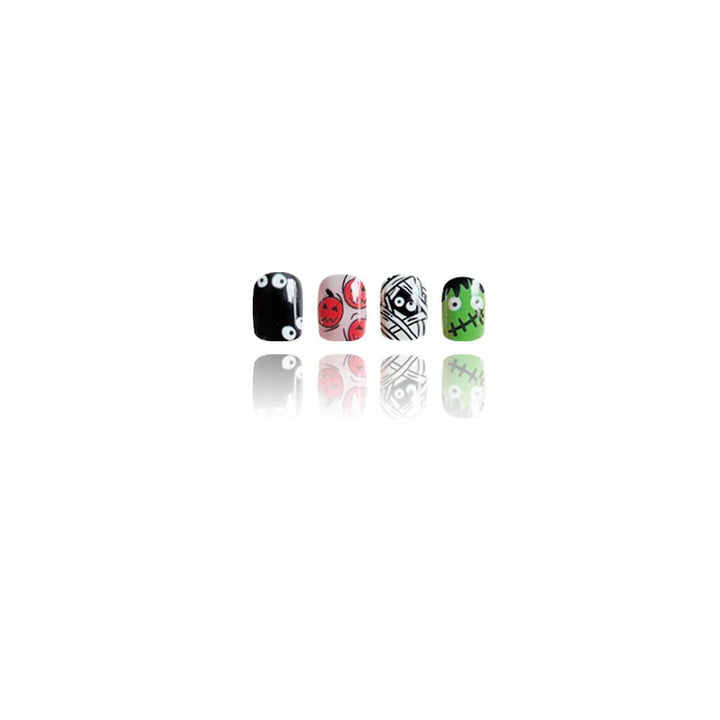Halloween Artificial Nail Set with Creative 3D Designs Bowlift