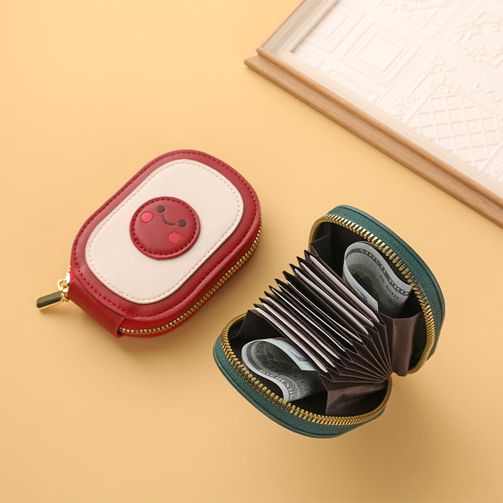 Cute Character Zippered Coin Pouch Bowlift