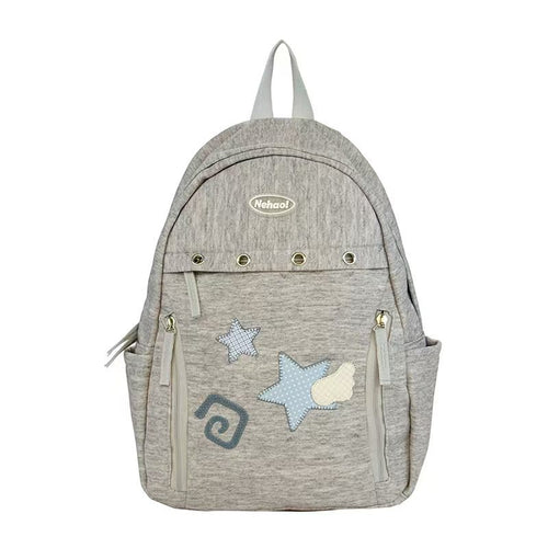 Artistic Embroidered Backpack Bowlift