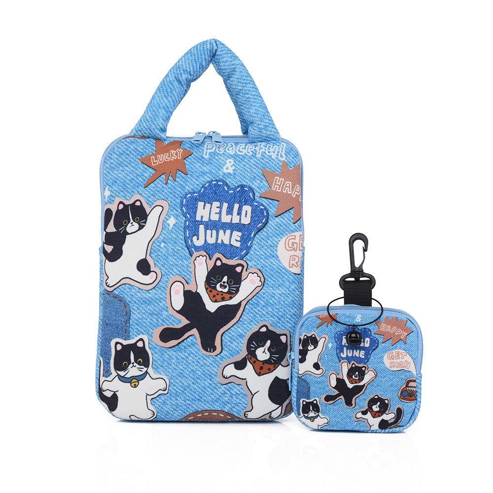 Stylish laptop cover with cute dog design Bowlift