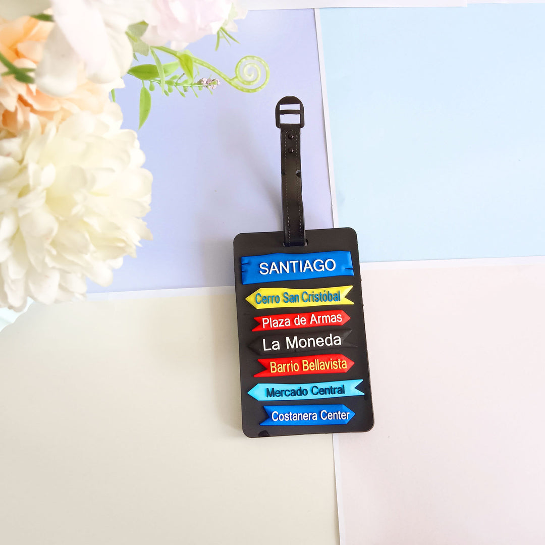 Unisex Luggage Tag with Airplane Design Bowlift