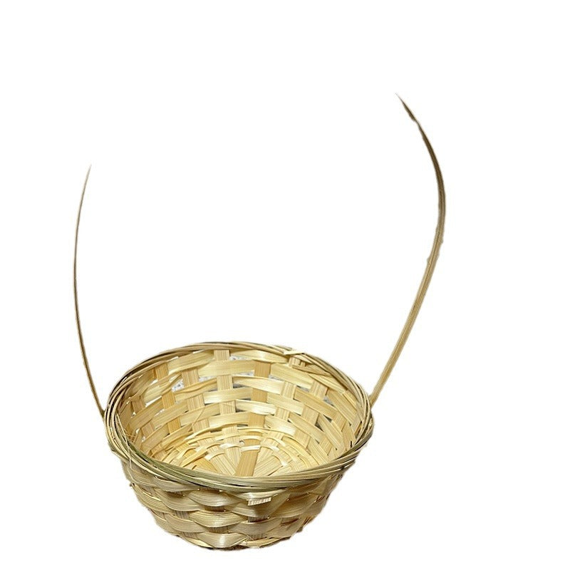 Handcrafted Natural Woven Basket Bowlift