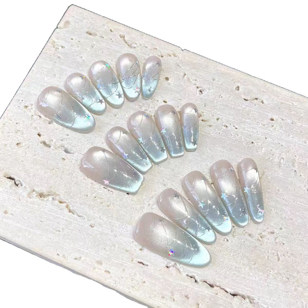 Premium Glitter Press-On Nail Tips Bowlift
