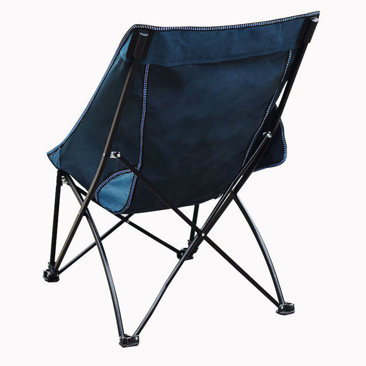 Ladies Comfortable Outdoor Folding Chair with Mesh Upholstery Bowlift