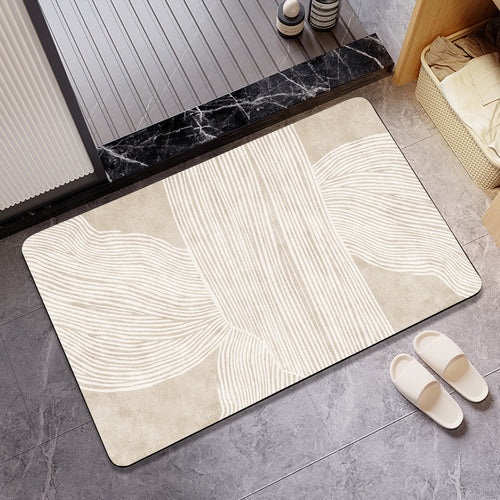 Decorative Luxe Bath Mat Bowlift