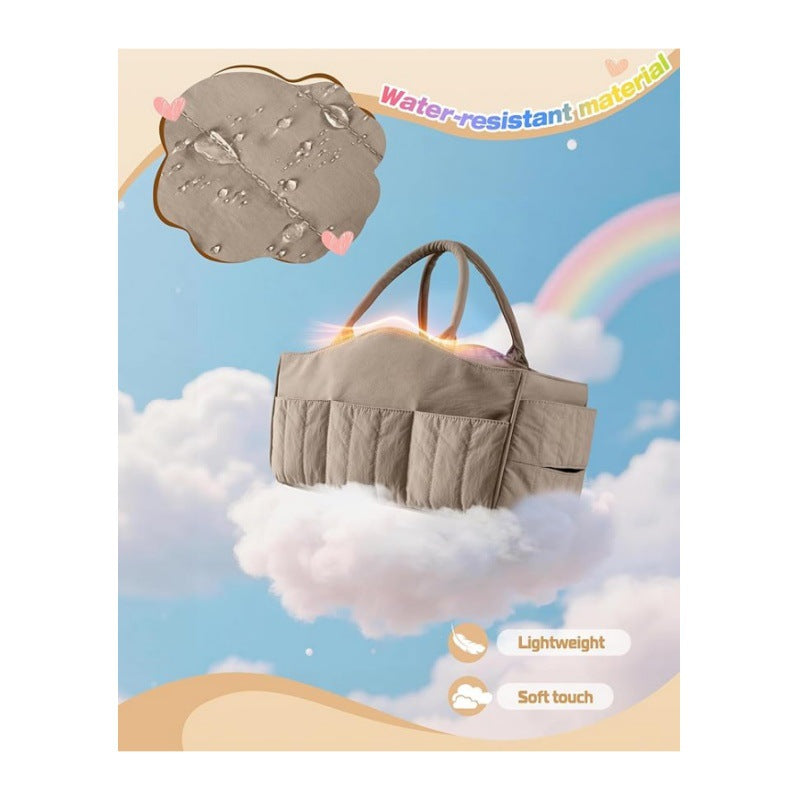 Diaper bag with multifunctional organizer Bowlift