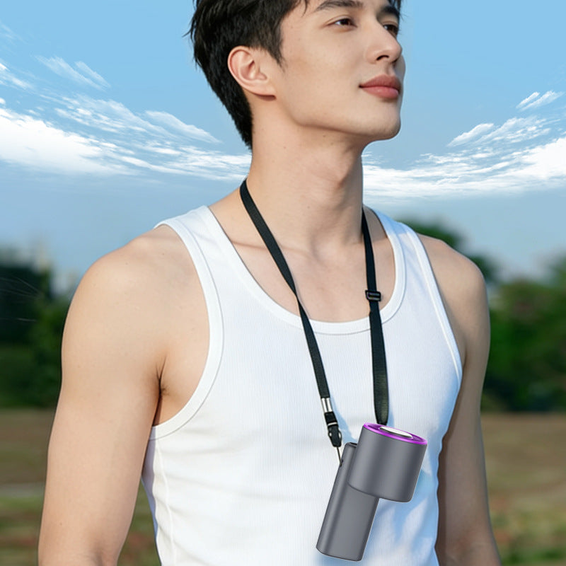 Women's Handheld Fan with Digital Display Bowlift