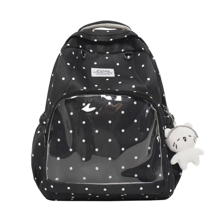 Polka Dot Patterned School Backpack Bowlift