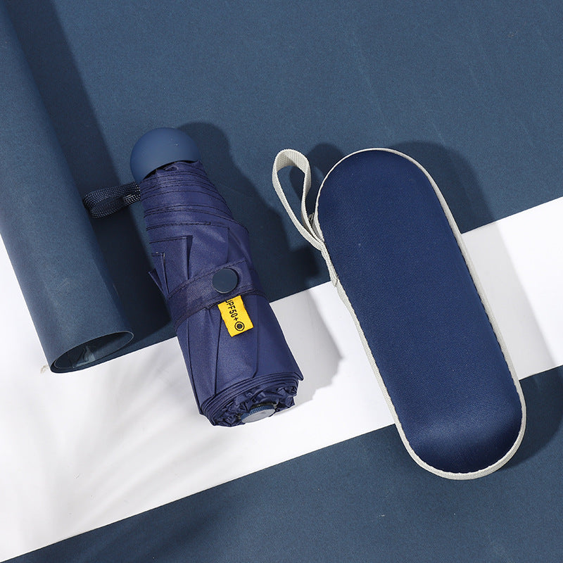 Women Compact Travel Umbrella with Storage Sleeve Bowlift