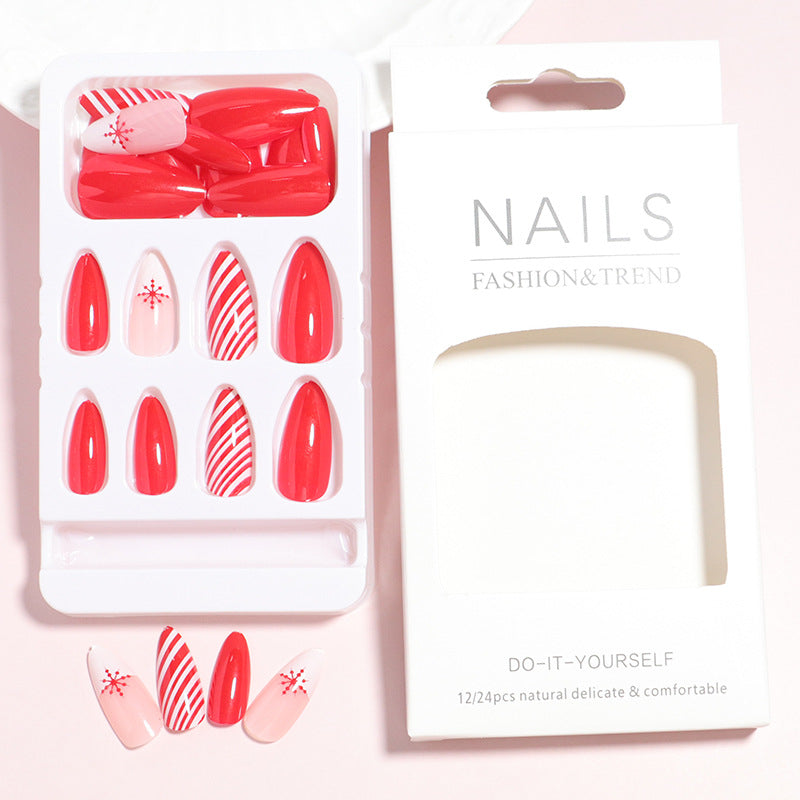 Decorative Press-On Nail Design Set Bowlift