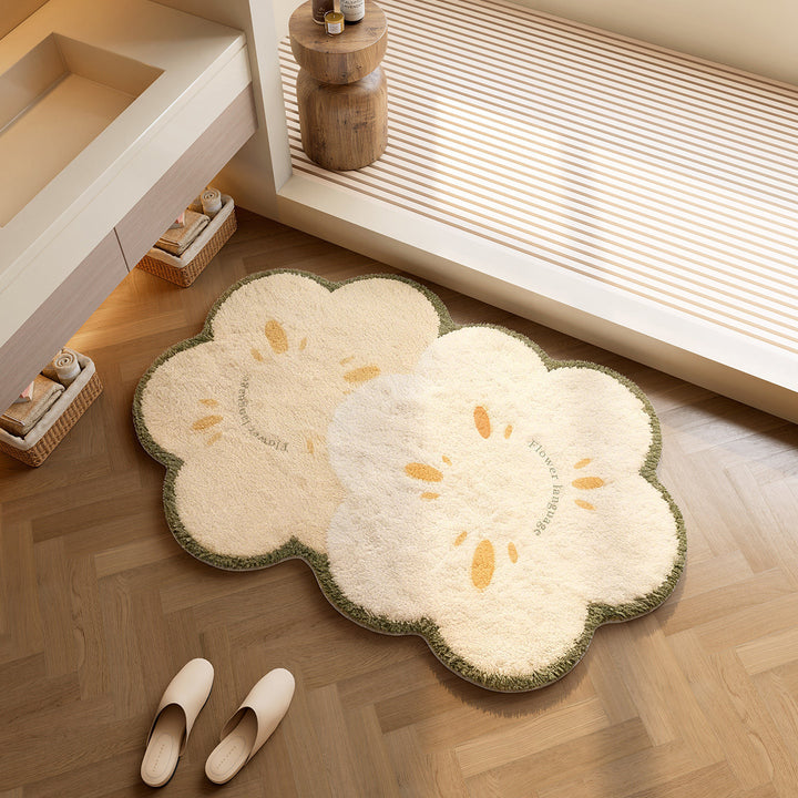 Playful Dog-Themed Floor Mat