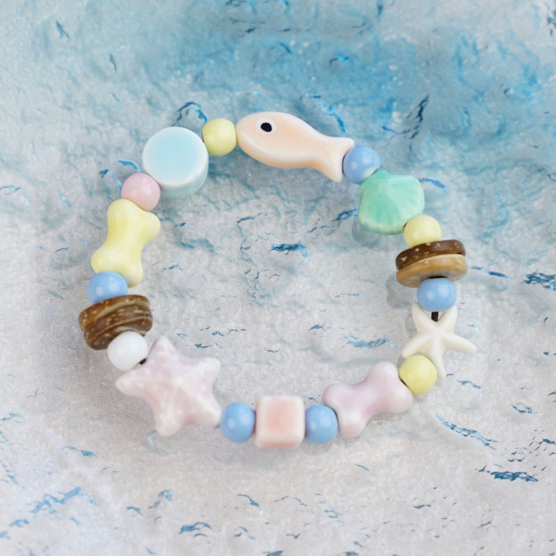 Heart-Shaped Beaded Bracelet Bowlift