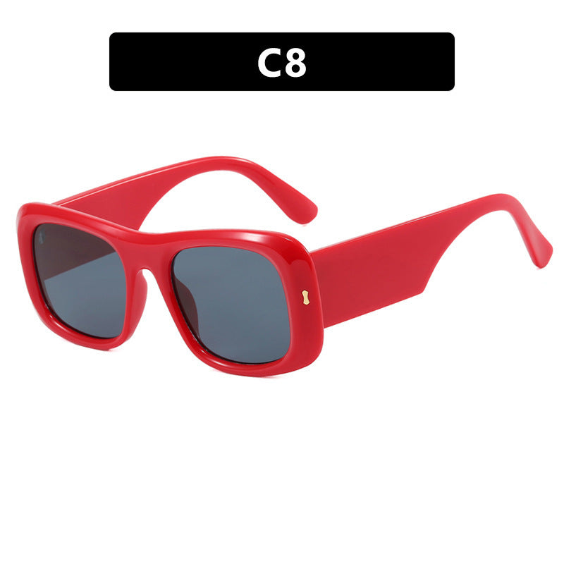 Women's oversized square sunglasses with a wide frame and polarized lenses Bowlift
