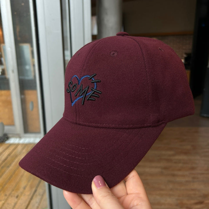 Embroidered Heart Baseball Cap