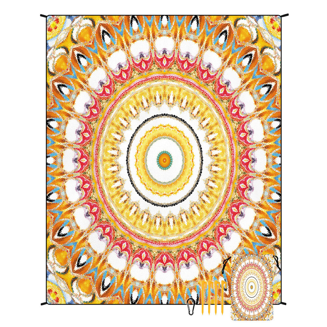 Geometric Print Tapestry Bowlift