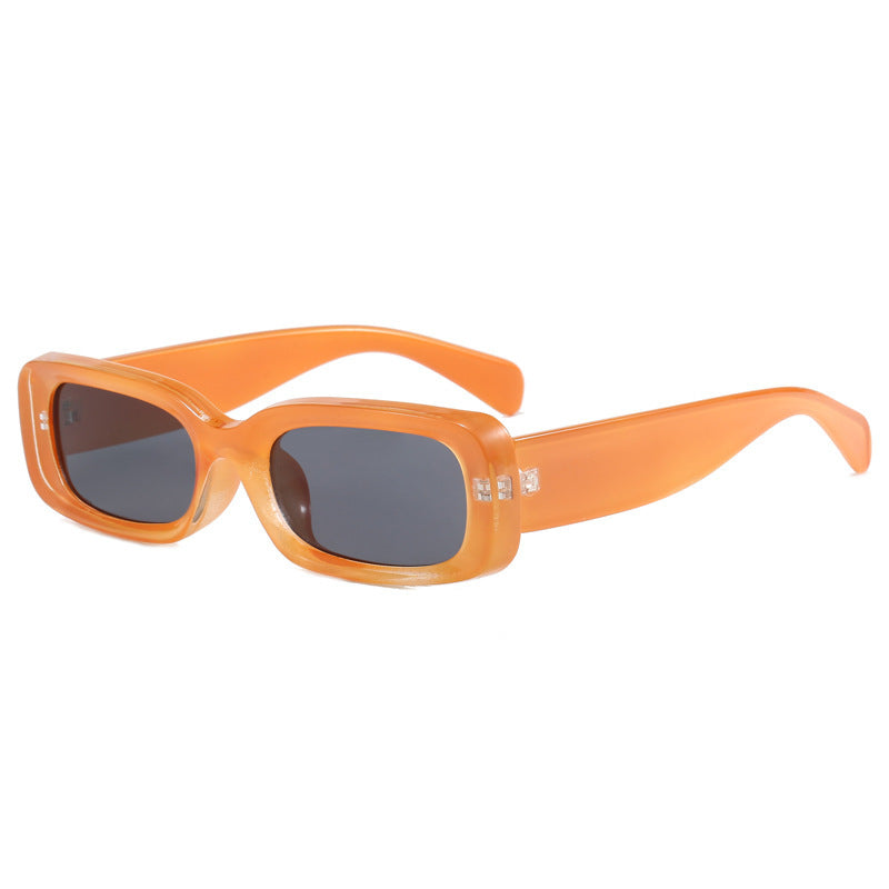 Women's fashionable sunglasses with rectangular style and UV protection Bowlift