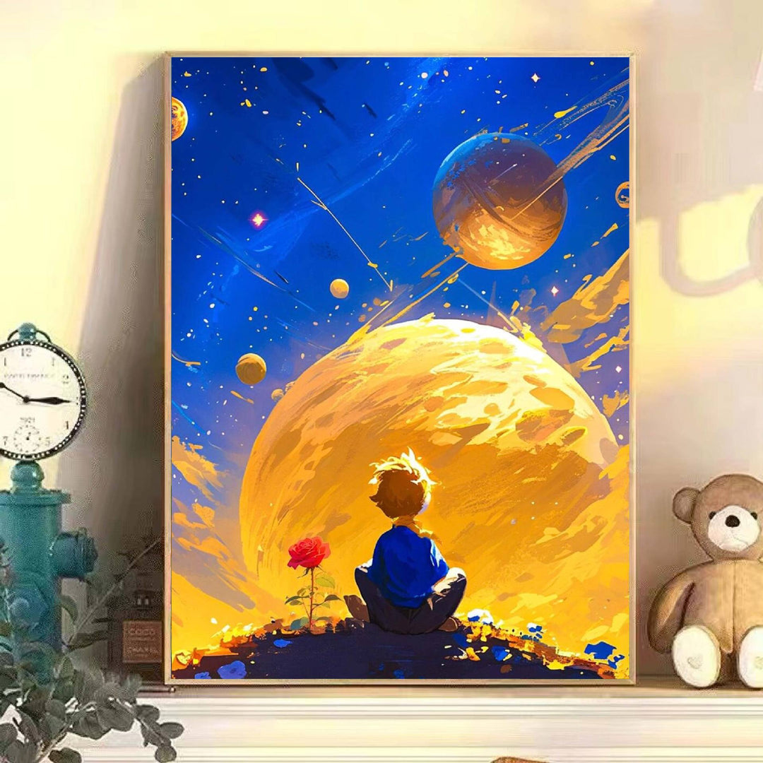Whimsical Character Canvas Art Print Bowlift