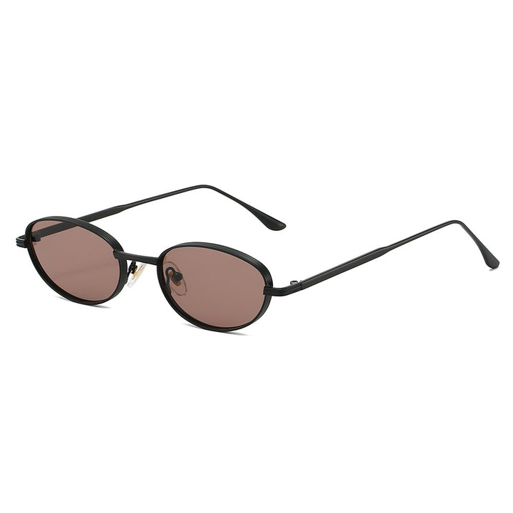 Fashion-Forward Oval Frame Sunglasses Bowlift